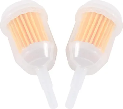 Image de 2 filtres à carburant réutilisables universels pour moteur à essence de voiture, tuyau de 6 à 8 mm