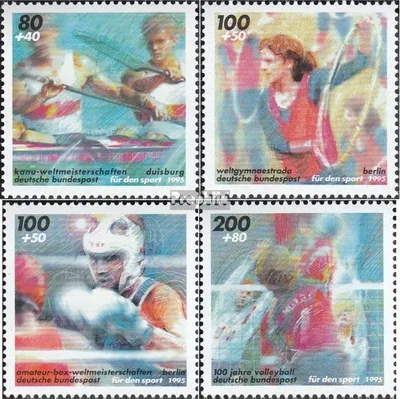 Produktbild von Briefmarken BRD (BR.Deutschland) 1995 Mi 1777-1780 (kompl.Ausg.) Ersttagsblatt Sporthilfe