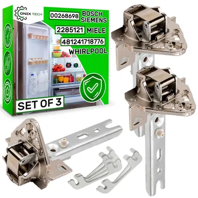 Produktbild von Set mit 3 Kühlschranktürscharnieren mit 6 Ringen