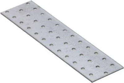 Produktbild von 20x Lochplatte 240 x 60 x 2,00 mm Flachverbinder Holzverbinder verzinkt