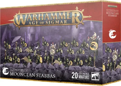 Zdjęcie produktu dla Warhammer: Age of Sigmar – Gloomspite Gitz: Moonclan Stabbas – zestaw 20 figurek