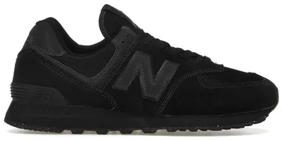 Zdjęcie produktu dla New Balance 574 w kolorze całkowicie czarnym - rozmiar EU 47