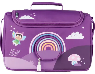 Produktbild von tonies Hinter dem Regenbogen, Mädchen, Handtasche, HörSpiel-Transporter, Weiterführende & Grundschule, Reißverschluss, Violett