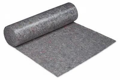 Produktbild von 2 x Malervlies, Abdeckvlies Rolle, 1 m x 50 m = 50m², rutschfest, wasserabweisend, 200g/m², Streichen, Umzug, grau