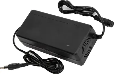Image de Adaptateur secteur DC 54,6 V / 2A 12 mm 3 pôles pour batteries au lithium, adaptateur de charge portable 100-240 V avec 6 systèmes de protection sans bruit pour packs de batteries et véhicules électriques