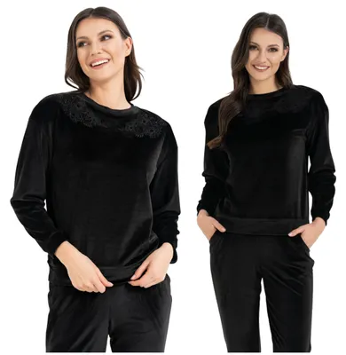 Produktbild von Moraj Damen Sweatshirt – Schwarz, Größe XL, bequem