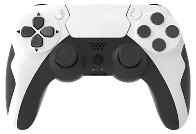 Immagine prodotto di Gamepad wireless GAMINJA P48 per PS4/PS3 PC controller con vibrazione e modalità turbo per console e computer.