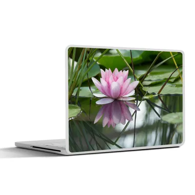 Produktbild von MuchoWow® Laptop Aufkleber Sticker Cover Blumen - Lotus - Wasser 30x22 cm - Laptop-Sticker