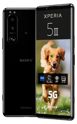 Zdjęcie produktu dla Sony Xperia 5 III, 15,5 cm (6.1"), 8 GB, 128 GB, 12 MP, Android 11, Czarny