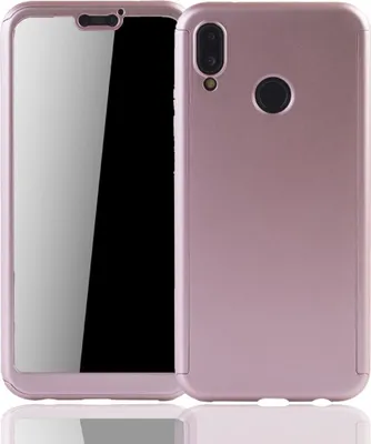 Produktbild von Handyhülle Schutzhülle für Huawei P20 Lite Full Case Cover Displayschutz 360 Rosa