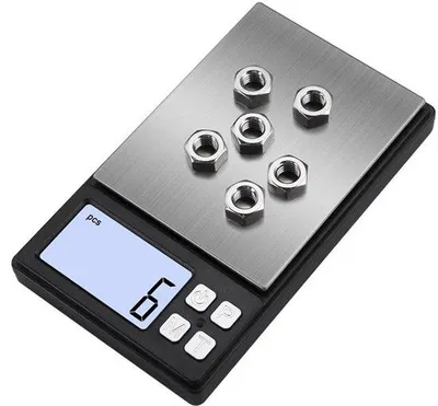 Zdjęcie produktu dla Elektroniczna mini-waga kieszonkowa, mała cyfrowa waga domowa, waga do biżuterii, 1000 g / 0,01 g.