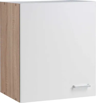 Produktbild von Hängeschrank - Eiche Sonoma Nachbildung - Weiß matt - B 40 cm - 1 Tür - 1 Einlegeboden
