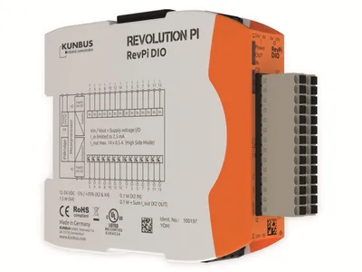 Immagine prodotto di KUNBUS Revolution PI Signalmodul RevPi DIO PR100197
