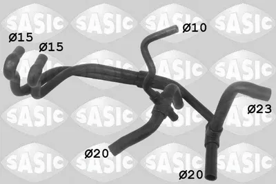 Produktbild von SASIC Kühlerschlauch Wasserschlauch für RENAULT CLIO I (B/C57, 5/357) SWH4190