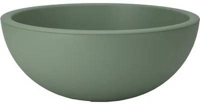 Produktbild von Gartenschale rund grün dekorativer Topf 40 x 16 cm