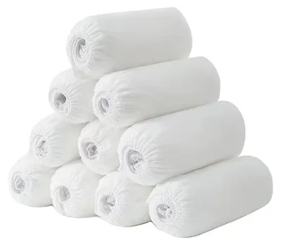 Productafbeelding van Wegwerp schoenovertrekken, antislip, waterdicht, wit, 100 stuks, universele maat