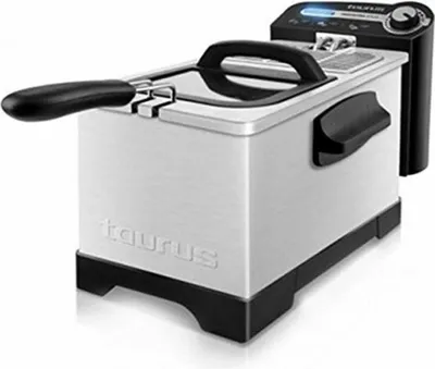 Produktbild von Taurus Professional 3 Plus, Fritteuse, 3 l, 0,9 kg, Einzelbild, Edelstahl, Drehregler