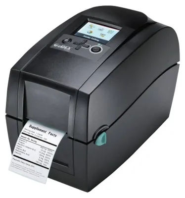 Obrázok produktu pre Godex RT200i, Priame teplo / tepelný prenos, 203 x 203 DPI, 177 mm/s, Kábel, Čierna