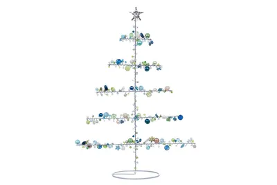 Produktbild von Dekobaum Baum Nordic Tannenbaum ca. 30x22,5 cm farbenfrohes, weihnachtliches Accessoire