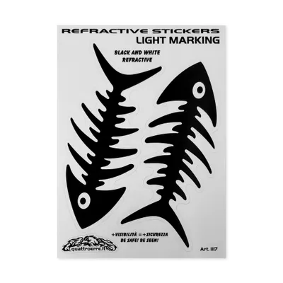 Produktbild von Aufkleber Reflektierende Fischlippe-Sticker 9 x 13 cm
