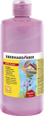 Produktbild von Eberhard Faber Fingerfarbe 500 ml Flasche pearl-rosa
