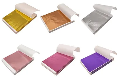Image de Solidchoice - 300 feuilles d'imitation d'or pour l'art et l'artisanat