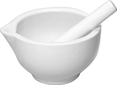 Produktbild von Hit Mörser mit Stößel Keramik Ø14,5 cm weiß 2 tlg.