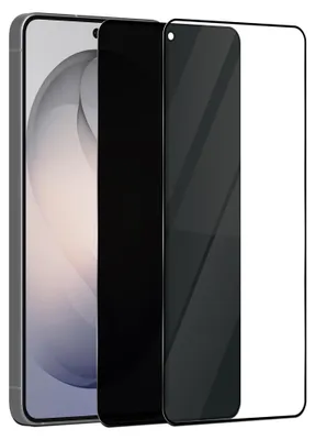 Obrázok produktu pre 2-balenie Samsung S26 Ochranné sklo na displej (1 Privacy + 1 číre) - Tvrdené sklo 9H - Super kvalita 3D
