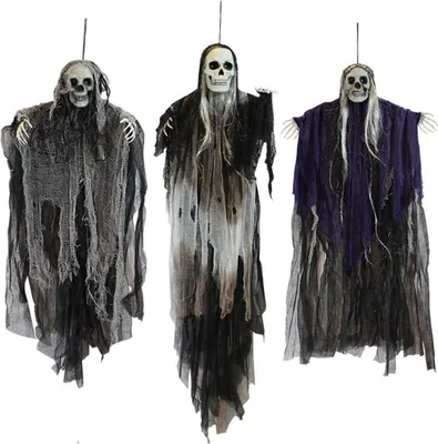 Obrázok produktu pre Halloween smrťák dekorácie sada pre strašidelný dom záhrada Halloween udalosť
