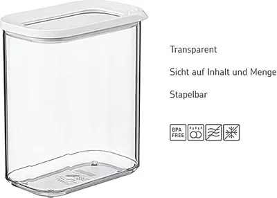 Produktbild von Mepal | 4-teiliges Set Vorratsdosen mit Deckel | Lebensmittelbehälter Rechteckige | Küchenorganizer aus Kunststoff | Vorratsbehälter Luftdicht | 4 x 1500 ml | Nordic Green