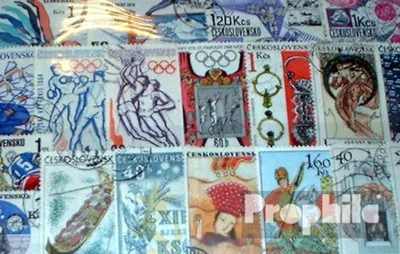Produktbild von Briefmarken Tschechoslowakei 300 verschiedene Sondermarken