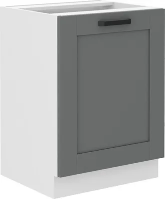 Produktbild von Eintüriger Unterschrank LAILI – Breite 60 cm, Grau / Weiß