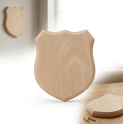 Produktbild von Holzring aus BUCHENHOLZ, roh, 18 cm, Basis für Medaillen, Gravur, Dekoration