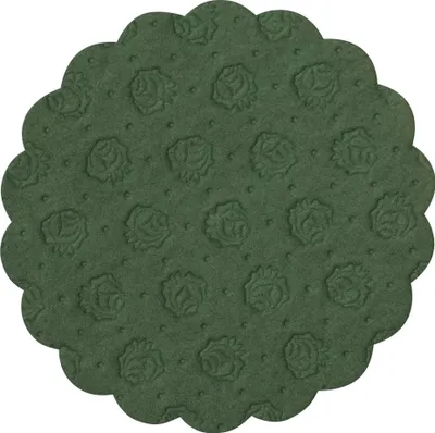 Bierdeckel aus Saugpapier, rund, grün, 500 Stück