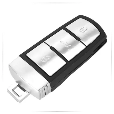 Produktbild von Techstar®-Fernbedienung für Autos, kompatibel mit Volkswagen, Passat, B6, CC, 3 Tasten, 433 MHz, 3CO959752BA/9066-10, ID48