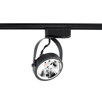 Produktbild von LUMILED LED Schienenreflektor 1-Phasen-Strahler Dreh- und schwenkbarer Spot, Deckenstrahler, Deckenleuchte, GU10 Fassung 230V 360° 180° verstellbar