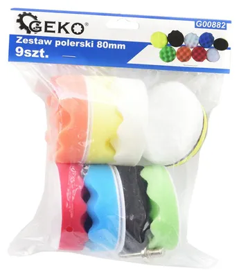 Obrázok produktu pre Sada leštiacich kotúčov - špongií, 80mm, 9ks