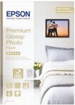 Produktbild von Epson Premium Glossy Photo Paper – 2 für 1, 100 x 150 mm, 255 g/m², 80 Blatt, 156 x 107 x 15 mm, 100 x 150 mm, 255 g