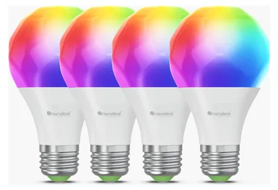Zdjęcie produktu dla Nanoleaf N7501B02-4A60E, Inteligentne żarówki, Wi-Fi/Bluetooth, Biały, 802.11b, 802.11g, Wi-Fi 4 (802.11n), E26/E27, A19