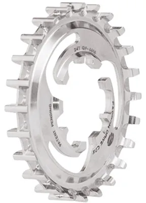 Produktbild von Gates CDX hintere Riemenscheibe, 24 Zähne, Enviolo / Nuvinci, silber