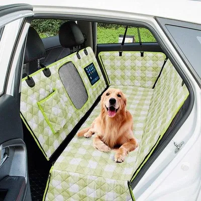 Produktbild von Autodecke für Hunde, wasserdicht, rutschfest, Sicherheitsgurt