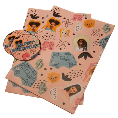 Immagine prodotto di Barbie - Set di carta da regalo, Buon Compleanno TA11236 (Taglia unica) (Colorato)
