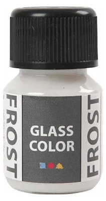 Produktbild von Glass Color Frost-Farbe – Weiß, 30 ml