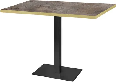 Produktbild von Tisch 120 x 70 cm – Milan Caldera Messingkanten