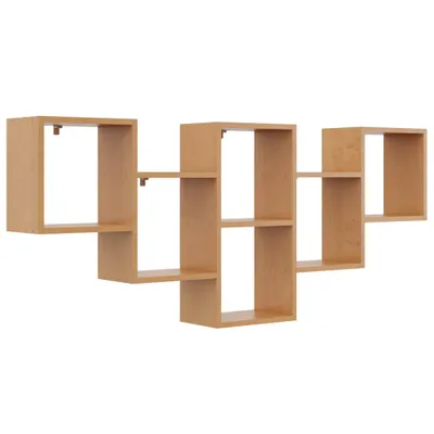 Produktbild von Moderne Wandregal Alize Olche – Hängeregal für Bücher und Dekoration, Regalwand Wohnzimmer, Regal modern