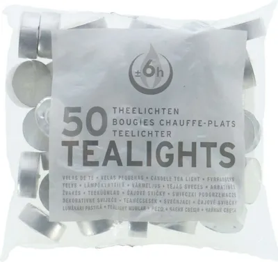 Produktbild von Spaas Teelichter 6 Stunden 50 Stück | 4 Stück
