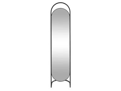 Produktbild von Standspiegel - Metall - 41 x 171 cm - Schwarz - ZINEB