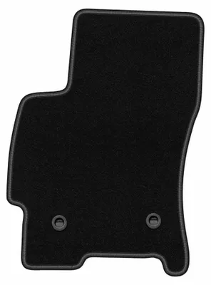 Image de Tapis conducteur en moquette pour Ford Mondeo MK3 2001-2007 (break/liftback/berline) – 1 pièce, noir, sur mesure – Wielganizator BASIC