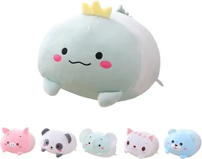 Produktbild von Niedliches Körperkissen, weiches Kuscheltier-Körperkissen, Plüschkissen zum Umarmen, Kawaii-Schlafkissen, Geschenk für Kinder und Freundin