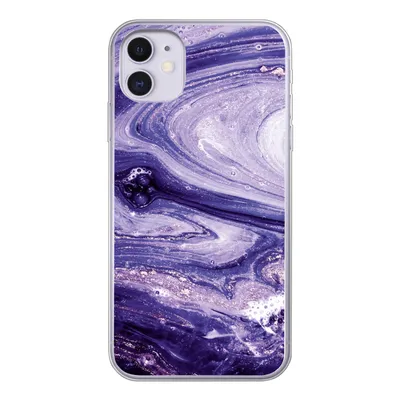 Produktbild von MuchoWow® Handyhülle Schutzhülle Hülle für iPhone 11 Marmor - Naturstein - Glitzer Silikon Softcase Handy Hülle - Handytasche